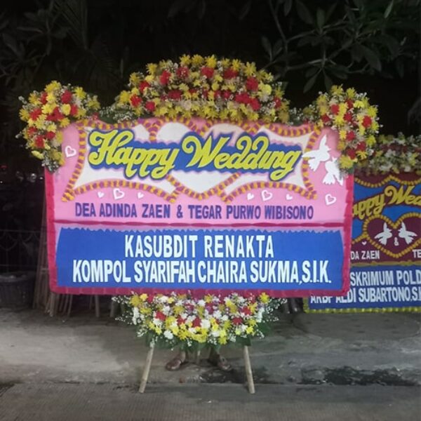 Karangan Bunga Wedding