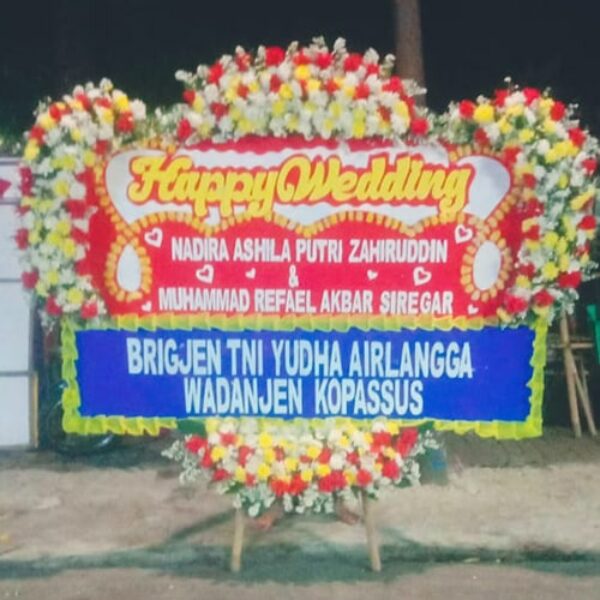 Karangan Bunga Wedding