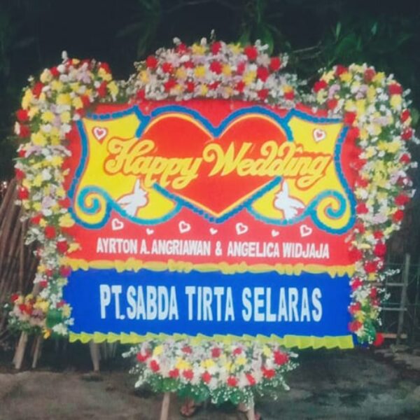 Karangan Bunga Wedding