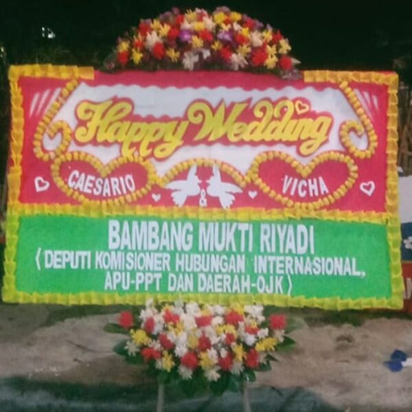 Karangan Bunga Wedding