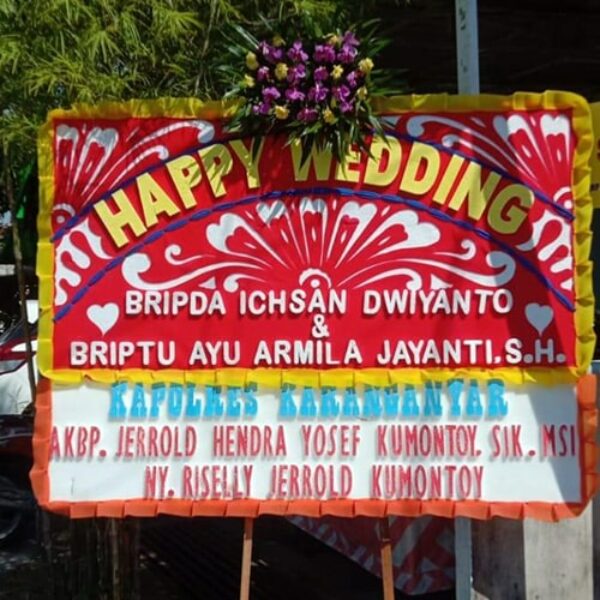 Karangan Bunga Wedding